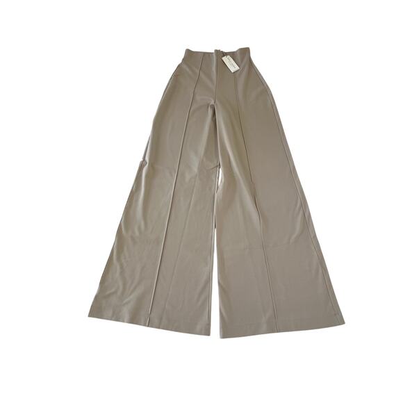 NWT Ripley Rader Ponte Wide Leg Trouser Pants Womens 4 Clay Beige Office Career - Picture 3 of 16